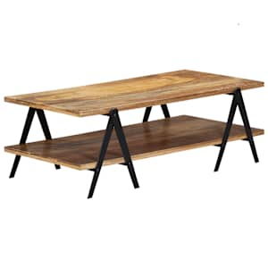 Konferenční stolek 115 x 60 x 40 cm masivní mangovník - obrázek 9