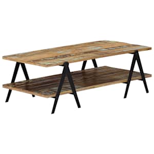 vidaXL kohvilaud 115 x 60 x 40 cm, tugevast taastatud puidust