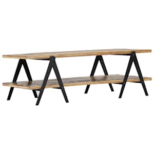 Konferenční stolek 115 x 60 x 40 cm masivní recyklované dřevo - obrázek 2