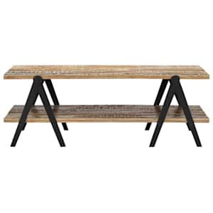Konferenční stolek 115 x 60 x 40 cm masivní recyklované dřevo - obrázek 3