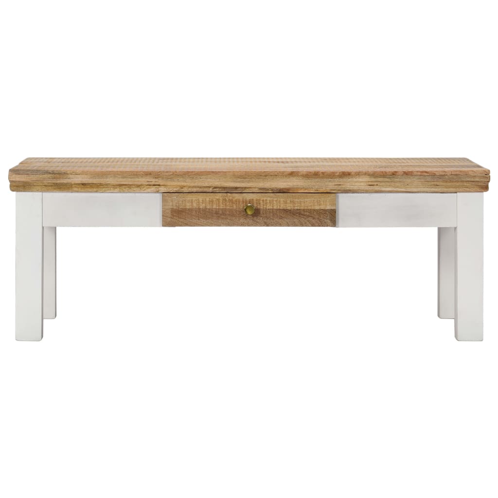 vidaXL Salontafel 110x50x40 cm massief mangohout