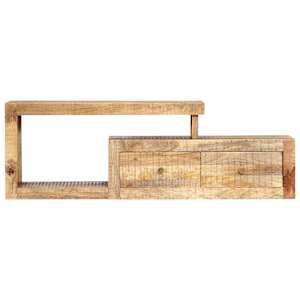 TV stolek 120 x 30 x 40 cm masivní mangovníkové dřevo - obrázek 2