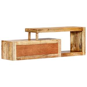 TV stolek 120 x 30 x 40 cm masivní mangovníkové dřevo - obrázek 5