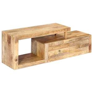 TV stolek 120 x 30 x 40 cm masivní mangovníkové dřevo - obrázek 6