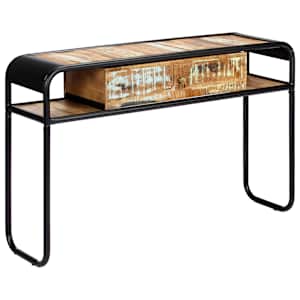 Konzolový stolek 118 x 30 x 75 cm masivní recyklované dřevo - obrázek 3