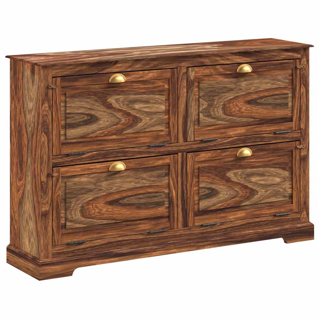 vidaXL Botník 140 x 35 x 90 cm masivní akáciové dřevo