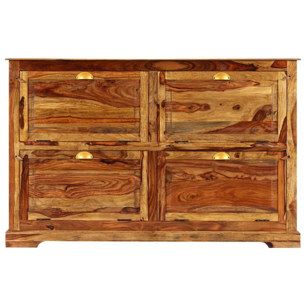 Thumbnail - vidaXL Schuhschrank 140 x 35 x 90 cm Massivholz Akazie