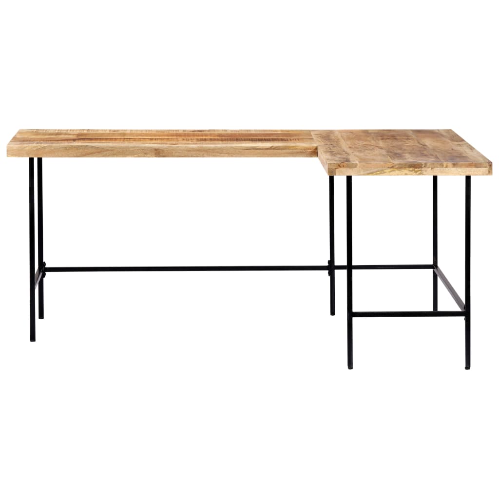 

vidaXL Bureau 180x120x76 cm massief mangohout