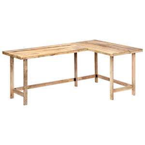 Psací stůl 180 x 120 x 76 cm masivní mangovníkové dřevo