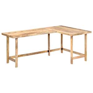 Psací stůl 180 x 120 x 76 cm masivní mangovníkové dřevo - obrázek 11