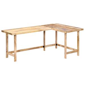 Psací stůl 180 x 120 x 76 cm masivní mangovníkové dřevo - obrázek 12