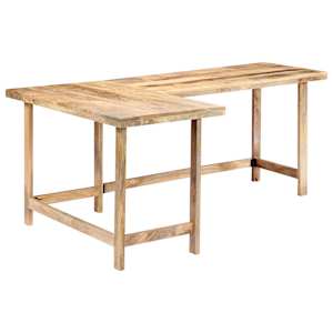 Psací stůl 180 x 120 x 76 cm masivní mangovníkové dřevo - obrázek 4