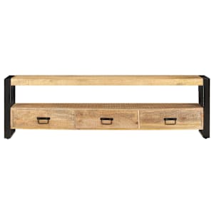 TV stolek 150 x 30 x 45 cm masivní mangovníkové dřevo - obrázek 2