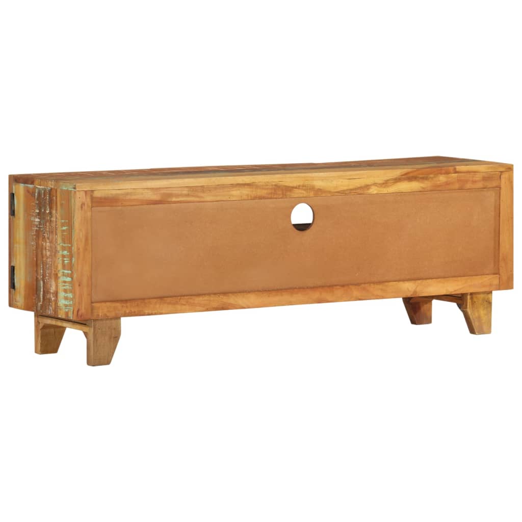 Thumbnail - vidaXL TV-Schrank Handgeschnitzt 120x30x40 cm Altholz Massiv