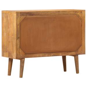 Příborník s potiskem 90 x 30 x 70 cm masivní mangovníkové dřevo - obrázek 4