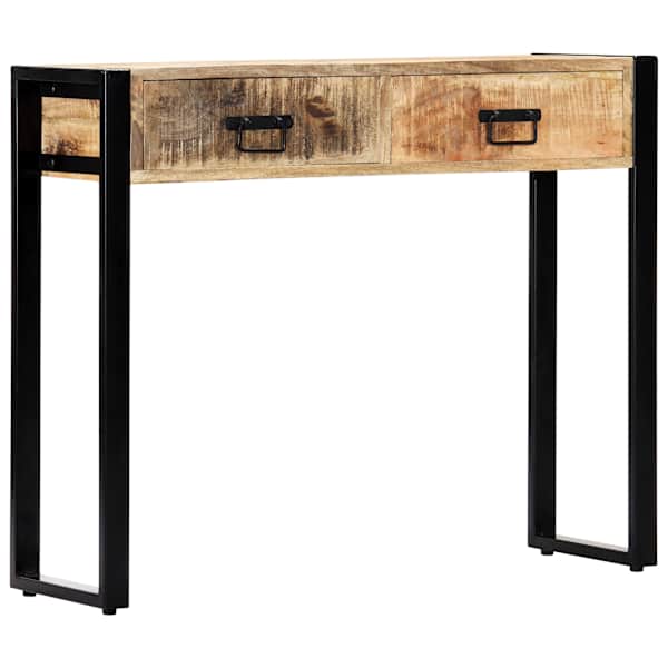 vidaXL konsoollaud, 90 x 30 x 75 cm, mangopuit