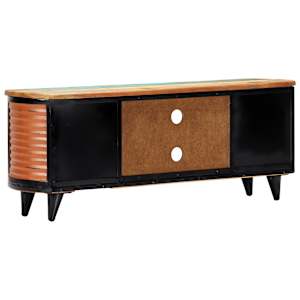 TV stolek 120 x 30 x 45 cm masivní recyklované dřevo - obrázek 3