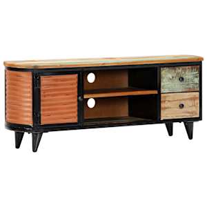 TV stolek 120 x 30 x 45 cm masivní recyklované dřevo - obrázek 10