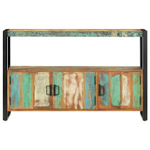 Příborník 120 x 30 x 75 cm masivní recyklované dřevo - obrázek 2