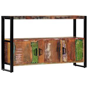 Příborník 120 x 30 x 75 cm masivní recyklované dřevo - obrázek 10