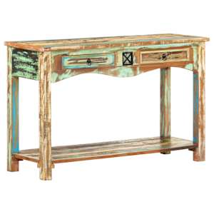 vidaXL konsoollaud 120 x 40 x 75 cm, taastatud puidust