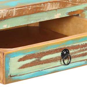 Konzolový stolek 120 x 40 x 75 cm masivní recyklované dřevo - obrázek 6