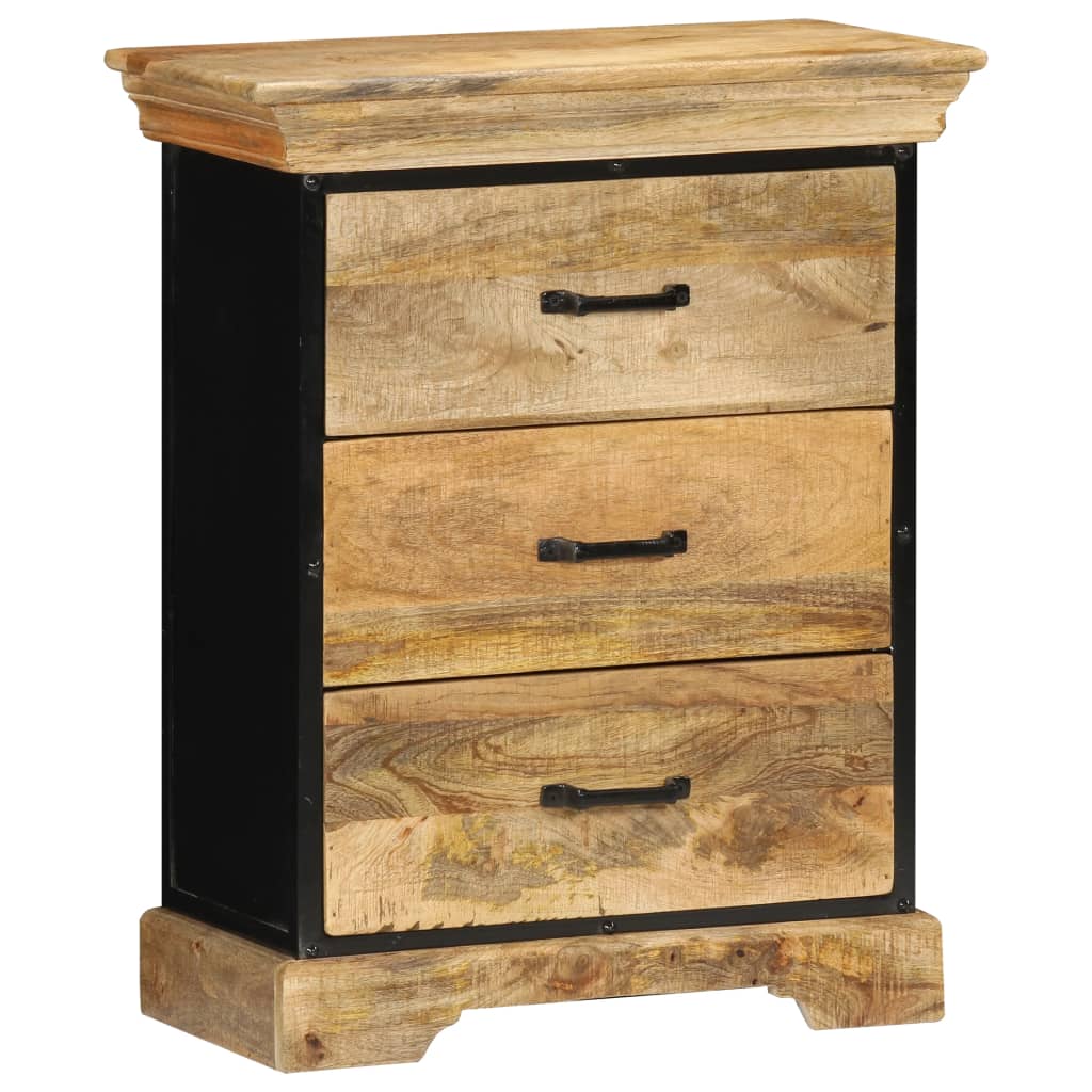 vidaXL Chest of Drawers 60x30x75 cm Solid Mango Wood