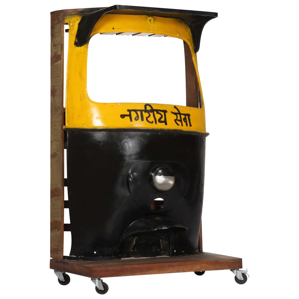 Casier à vin pousse-pousse 100x60x172 cm Bois de récupération