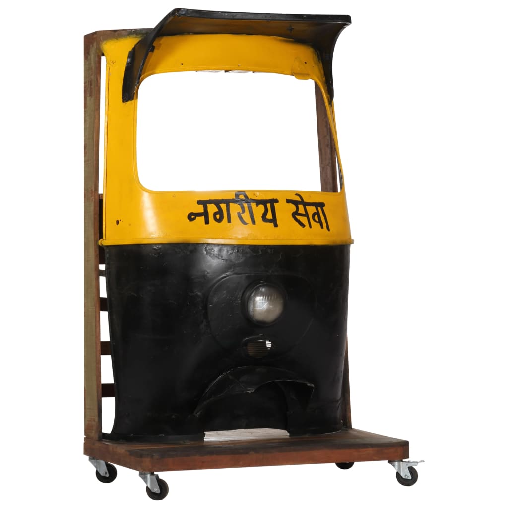 Ormarić za vino u obliku rikše 100x60x172 cm obnovljeno drvo