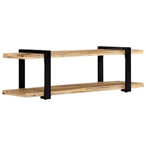 TV stolek 130 x 40 x 40 cm masivní mangovníkové dřevo - obrázek 2