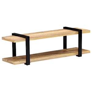 TV stolek 130 x 40 x 40 cm masivní mangovníkové dřevo - obrázek 11