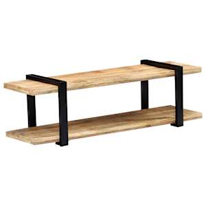 TV stolek 130 x 40 x 40 cm masivní mangovníkové dřevo - obrázek 9