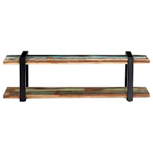 TV stolek 130 x 40 x 40 cm masivní recyklované dřevo - obrázek 3