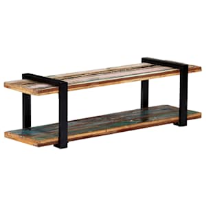 TV stolek 130 x 40 x 40 cm masivní recyklované dřevo - obrázek 8