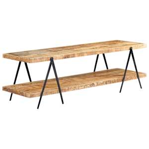 TV stolek 160 x 40 x 50 cm masivní mangovníkové dřevo - obrázek 11