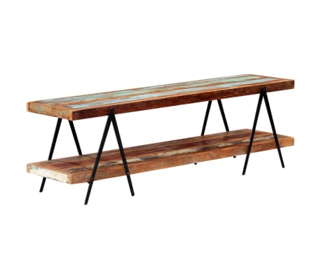 vidaXL TV Schrank Recyceltes Massivholz Lowboard Fernsehtisch