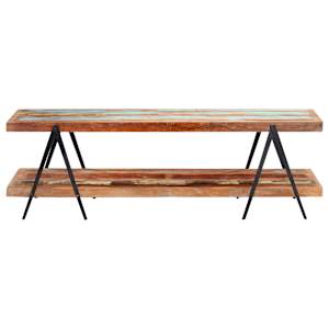 TV stolek 160 x 40 x 50 cm masivní recyklované dřevo - obrázek 2