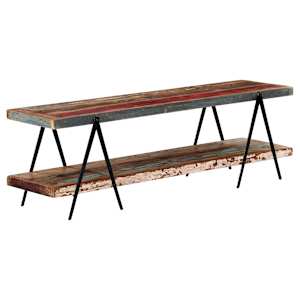 TV stolek 160 x 40 x 50 cm masivní recyklované dřevo - obrázek 9