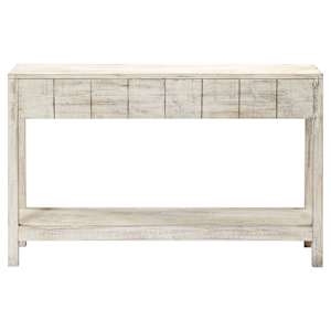 vidaXL Console Table 120x35x75 cm Solid Mango Wood