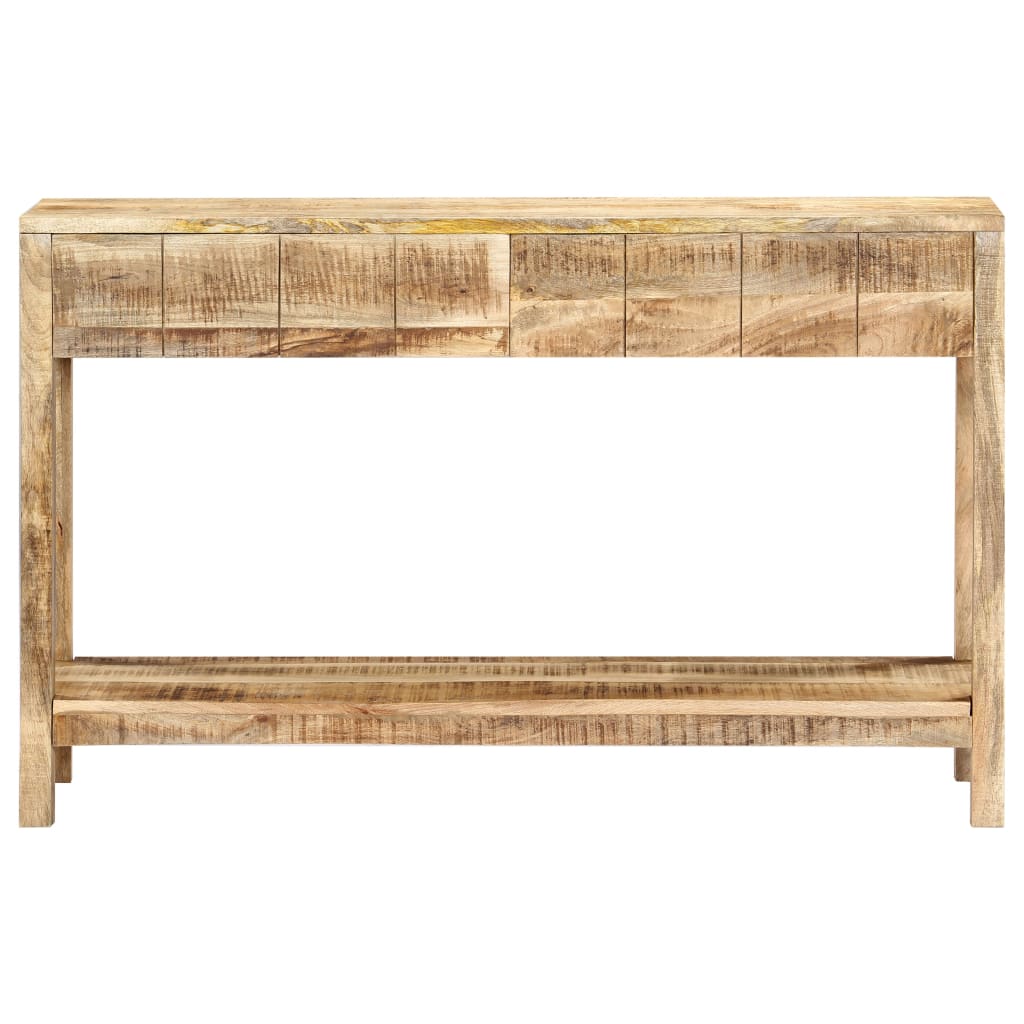 vidaXL Mesa consola de madera maciza de mango 120x35x75 cm