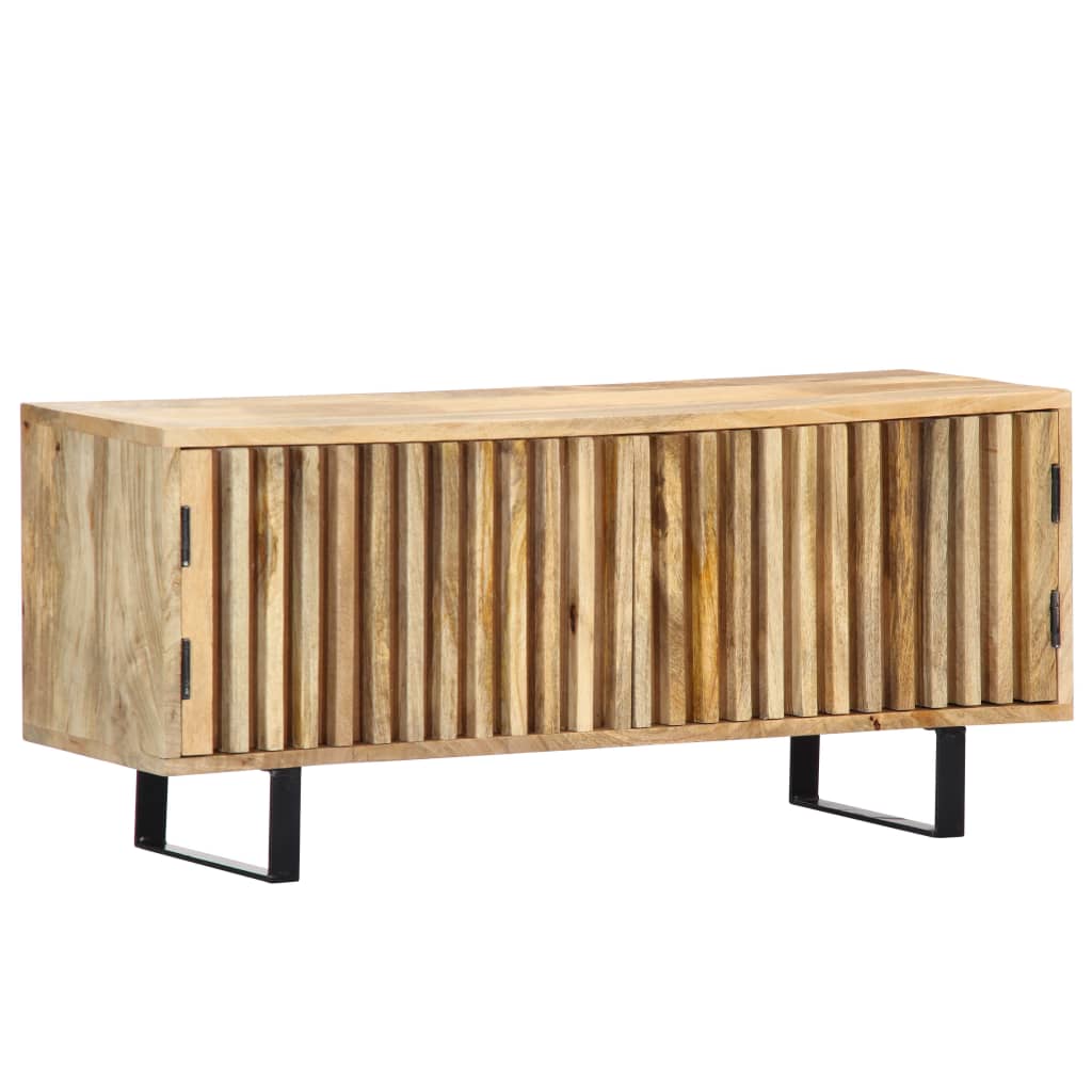 TV stolek 90 x 30 x 40 cm masivní mangovníkové dřevo - obrázek 14