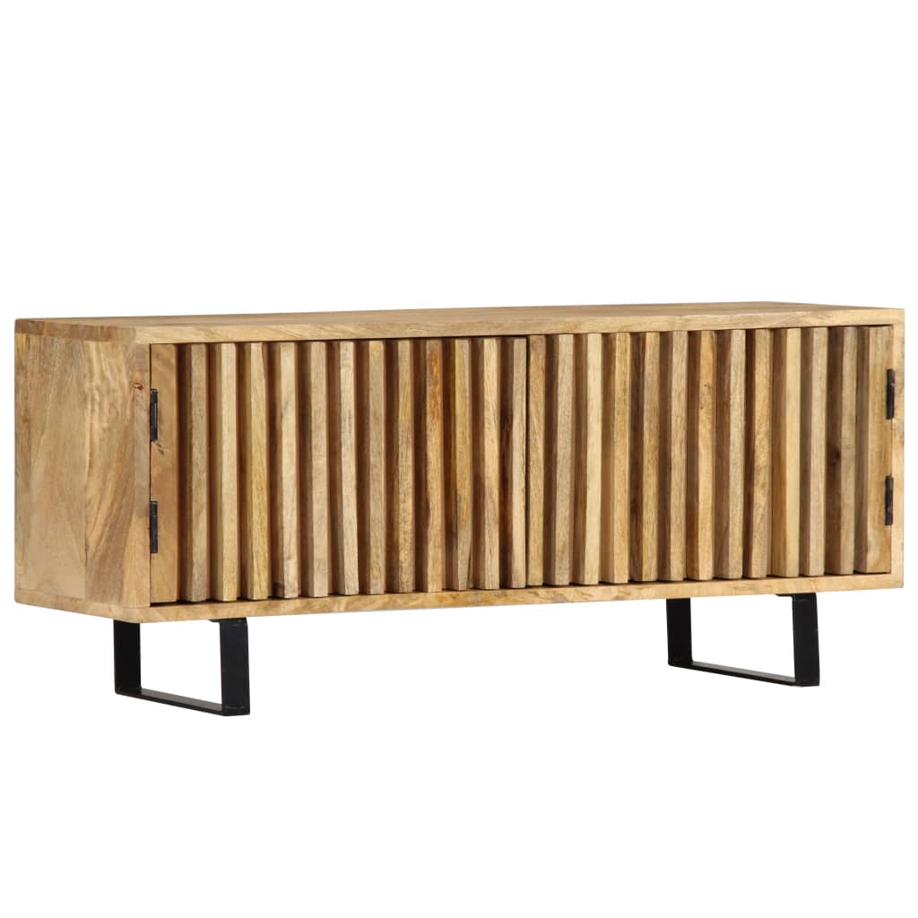 TV stolek 90 x 30 x 40 cm masivní mangovníkové dřevo - obrázek 15