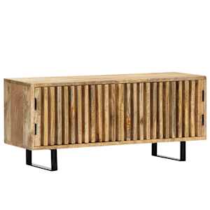 TV stolek 90 x 30 x 40 cm masivní mangovníkové dřevo - obrázek 11