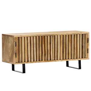 TV stolek 90 x 30 x 40 cm masivní mangovníkové dřevo - obrázek 13