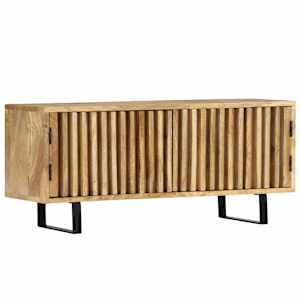 TV stolek 90 x 30 x 40 cm masivní mangovníkové dřevo - obrázek 15