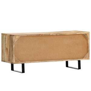 TV stolek 90 x 30 x 40 cm masivní mangovníkové dřevo - obrázek 4