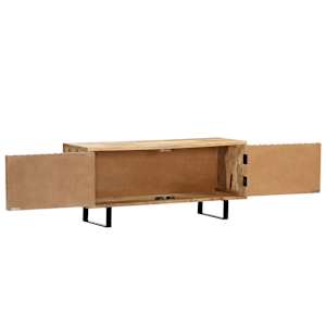 TV stolek 90 x 30 x 40 cm masivní mangovníkové dřevo - obrázek 5