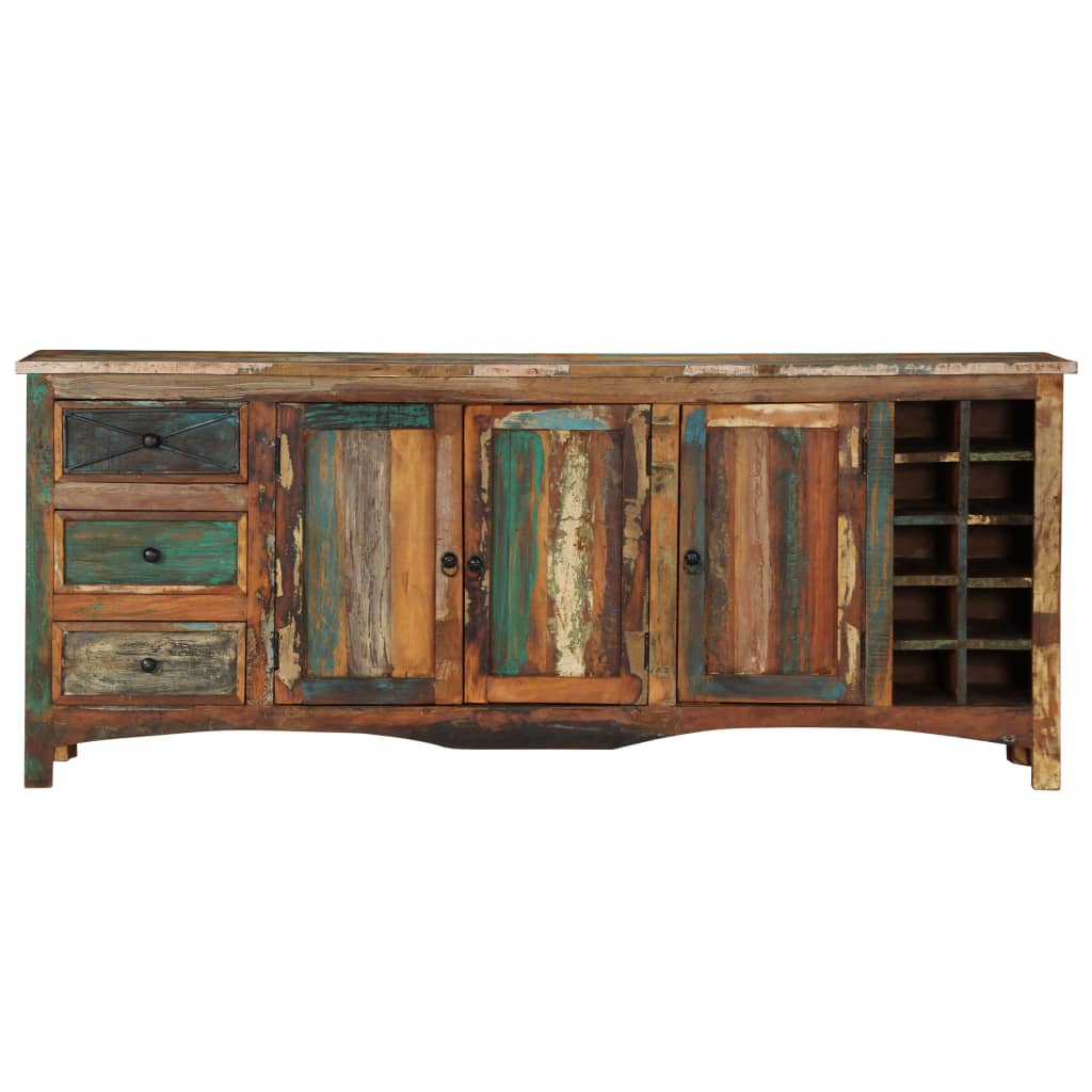 

vidaXL Dressoir 195x40x80 cm massief gerecycled hout