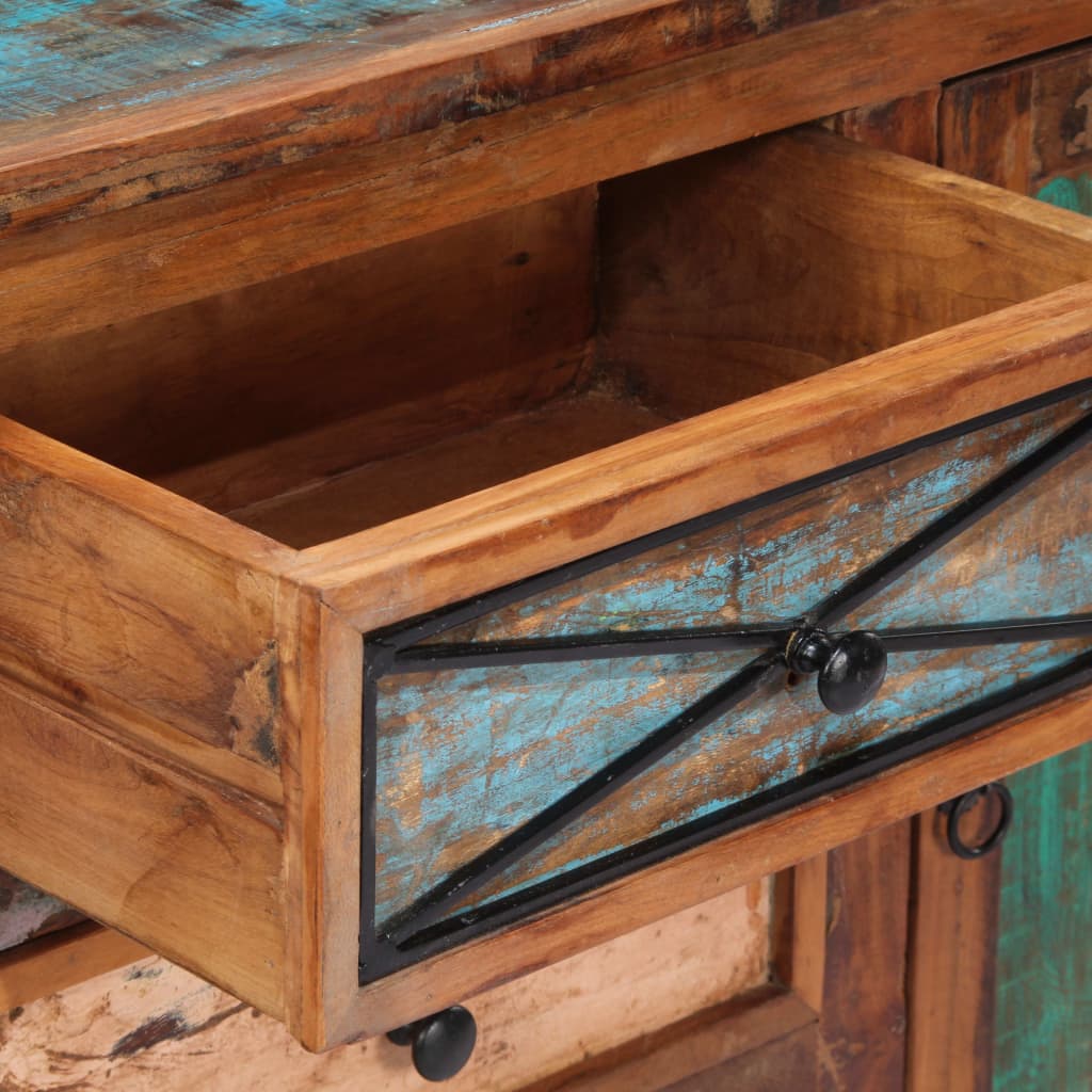 Příborník 150 x 40 x 80 cm masivní recyklované dřevo