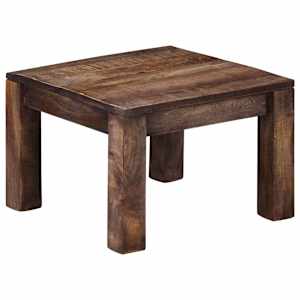 Konferenční stolek 50 x 50 x 35 cm masivní mangovníkové dřevo - obrázek 11